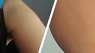 Amateur Wife Fingers Pussy Orgasm with Moans. Latina Big Ass, Big Tits.