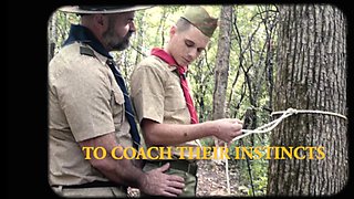 ScoutBoys scout seduced and fucked raw by hung scoutmaster