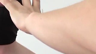 Two Sexy Ladies Dominating a Fat Slave