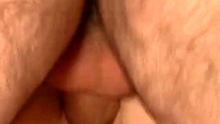 Gina does blowjob while the couple fucks