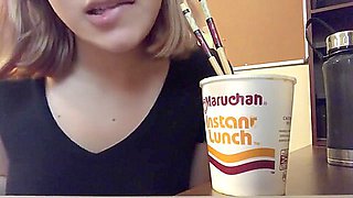 POV: teacher fucks teen 18+ for extra credit (he makes me piss in a cup) ASMR