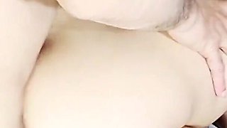 During Anal Hard Sex in Doggystyle the Wife Kept Saying, Please Fuck the Ass Gently