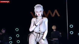 Bigboobs She’s Got Pixels and She Knows It - 3D Animation