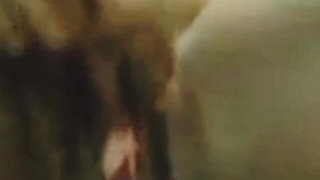 Orgasm cum of black mama cougar, she enjoyed video call fuck