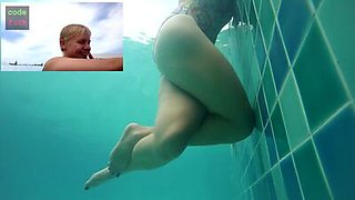 Dirty talk public poll underwater masturbation thigh squeezing real orgasm