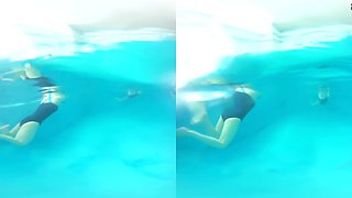 Schoolgirl Pool Diving Vr Part 2 - Girls Locker Room Hidden Cam