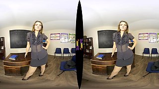 Your Perfect Teacher - Sexy Teacher Striptease In Black Lingerie
