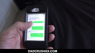Big Ass Teen Stepdaughter Fucks Stepdad After Catching Him Sexting - POV