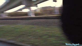 Exciting outdoor blowjobs and horny Italian MILF orgasms in public