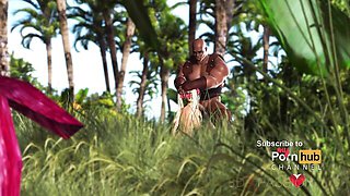 Sweaty trailer with glamour baby doll from 3DXPassion