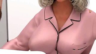 Grandmas house: guy with a monster cock and older lady ep.7