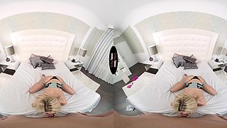Horny blonde MILF emotional xxx movie