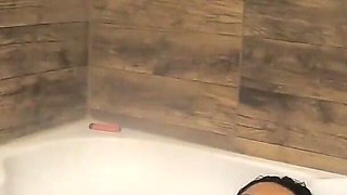 Kinky MILF Games with Mega Orgasm in Bathtub at Home While Smoking 156-
