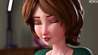 Animation sex with A milf sexy laday in her home 🏠