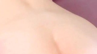 Girl Having Fun Fucking Dildo in Doggy and Sucking It