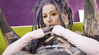 Hardcore anal penetration with extreme hotties Anuskatzz and Lily Lu