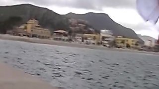 Two Perfect German Babes Sharing Big Dick On The Beach With Pornfighter Long John And Sandra Mausezahnchen