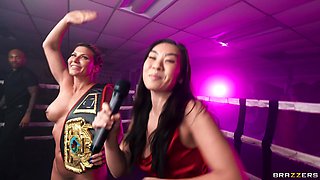 Mma Kiss Off With Ariel X, Lilly Bell, Kimmy Kimm - Brazzers