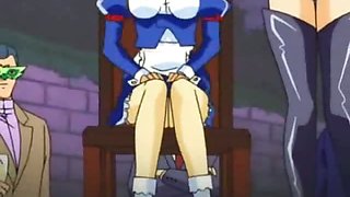 chained up hentai maid
