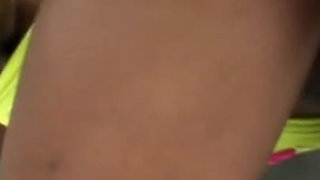 Ebony girl needs a facial