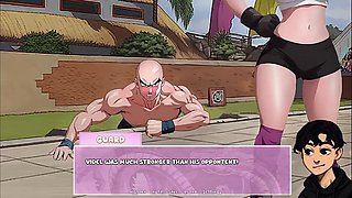 Dragon Ball Interdimensional Wish Krillin lets us train with his wife compilation of scenes 2