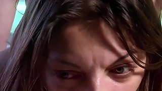 Perfect G-spot Stimulation - Submissive Wife Can’t Escape the Pounding