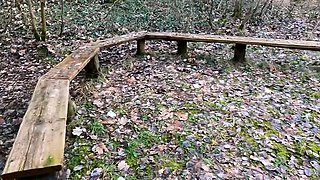 Big Tits Slapped & Punished in Public - German Domination BDSM
