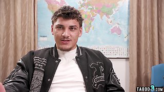 cougar orders a student to punish her bum