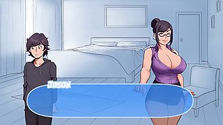 Sexy female voice, big boobs, step sister