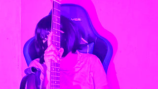 I masturbate with my guitar well slut