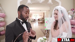 Aften Opal And Jovan Jordan - Petite Bride Orgy Humped Before Wedding