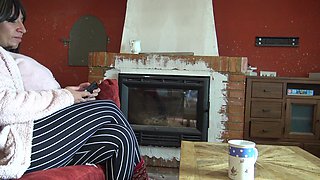 Pregnant Stepmom Lets Horny Stepson Ejaculate All Over Her