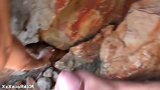 Blonde Beauty Seduces with Wild Beach Passion