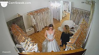 IPCAM - Bride to be changing in wedding saloon