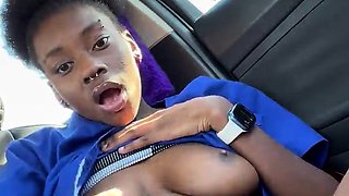Hot Black Maid Does Some Webcam Black and Ebony