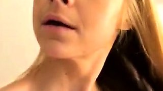 POV style close up with college blowjob