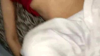 Desi Girlfriend Fucks Step Brother - Big Cock Hardcore MMS Viral - Full Hindi Sex