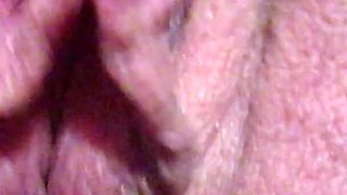 Huge clit jerking in close up