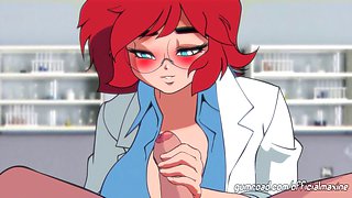 Naughty doctor performs a thorough exam with a kinky twist