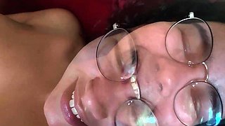 Extreme amateur pov blowjob by hot brunette latina