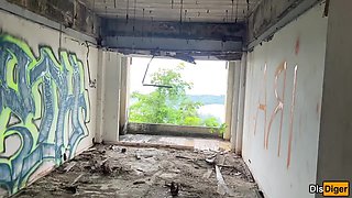 I Took My Stepsister to Abandoned House with Bats and Fucked Her with a View of the Sea