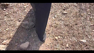 Indian Desi Muslim Girl Cheating Boyfriend and Rough Sex with Village Boy at Jungle Outdoor - Hindi Audio