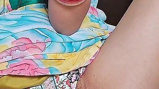 Desi Rude Step-mother Humiliated Stepson Because of Tiny Dick and Made Him Cum by Exposing Her Nude Hot Body
