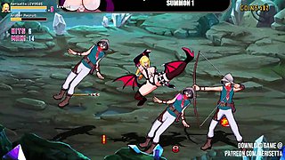 Mommy Elf and Succubus Make Men Cum to Defeat Them!