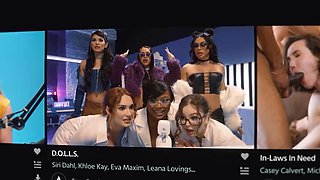 ADULT TIME - Baddie Katie Kush Stretches Asshole For FIRST TIME ANAL 3-WAY  Spitroast With In-Laws!: Porn