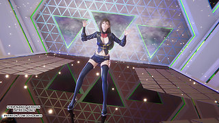 MMD CHUNG HA - Algorithm Tifa Hot Kpop Dance Final Fantasy Uncensored 4K 60FPS