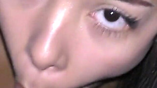 Fucked Skinny Asian Teen with 0% Tits at Home