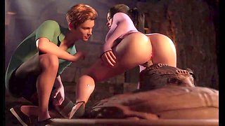 Big naturals and coochies in a treasure hunt adventure