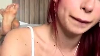 Close up pussy solo dildoing