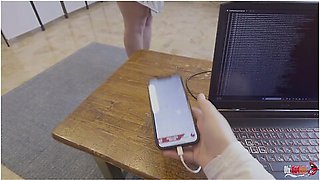 Timestop App. Stopped Time And Fucked My Stepmom In All Holes And Cum Inside Her